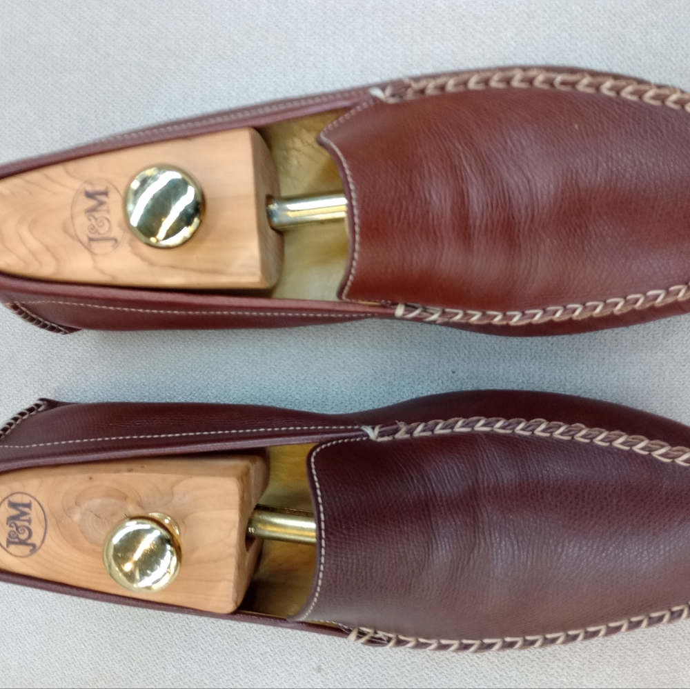 COLE-HAAN Men's Brown Italy Leather Driver Loafer Size 9M